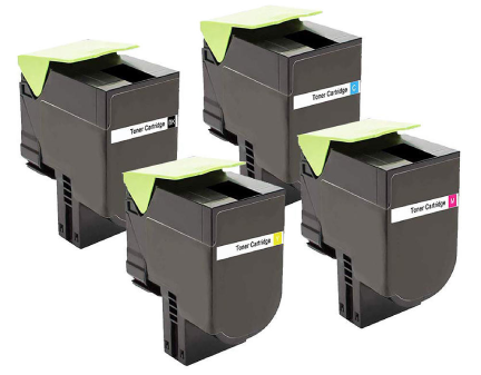 Lexmark 71 (71B1HK0) High Yield Toner Cartridges for CS417dn, CS517de, CX417de, CX517de